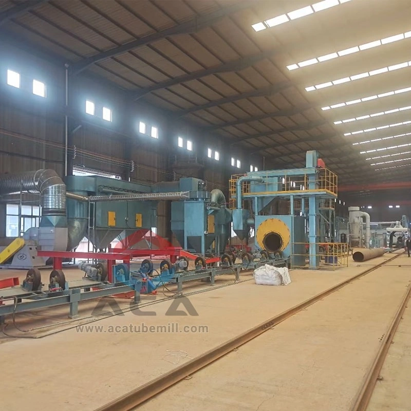 Steel Pipe shot Inner blasting Machinery