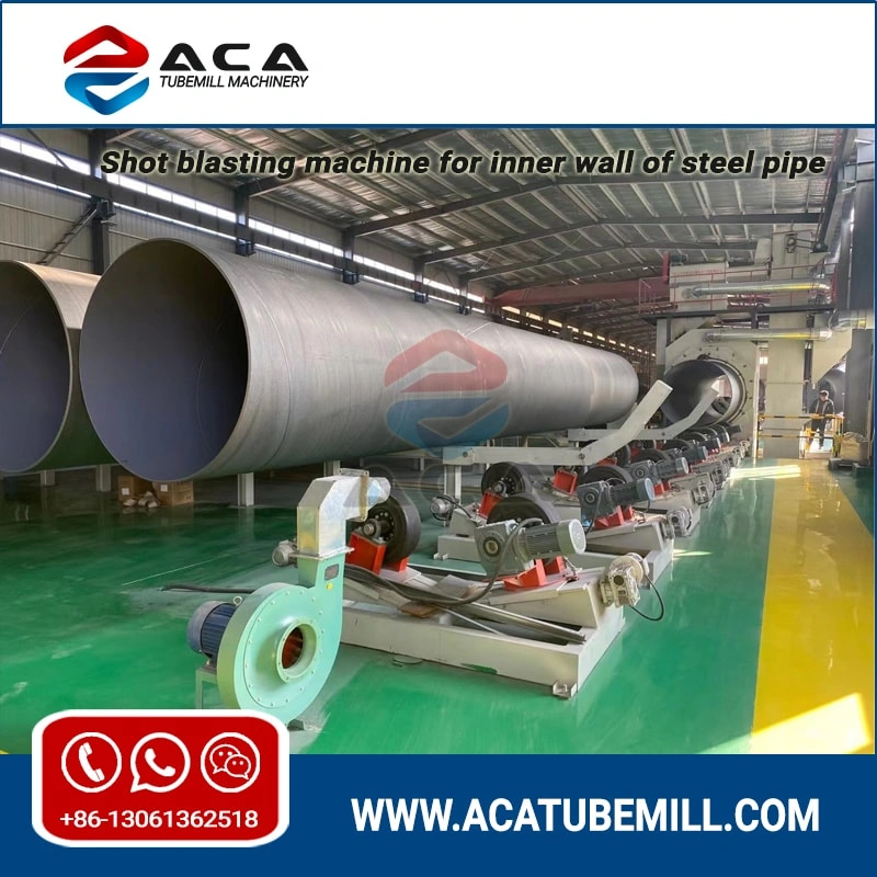 Steel Pipe shot Inner blasting Machinery