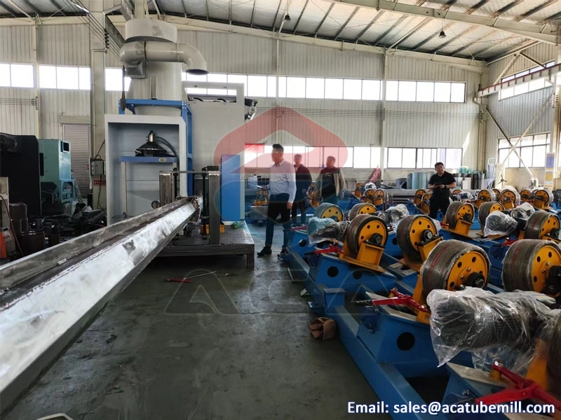 Foreign customer acceptance of Epoxy powder coating Machinery